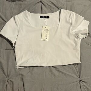 White short sleeve shit